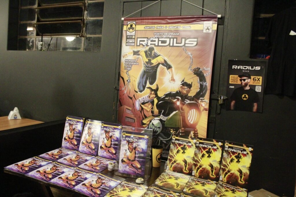 Noite de lançamento da 2ª edição de Radius