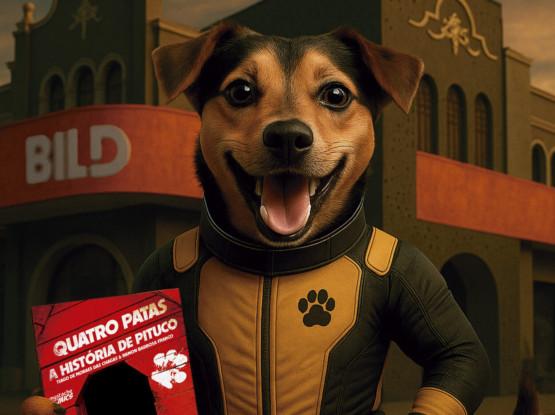 Bild promove lançamento do livro “Quatro Patas – A história de Pituco”