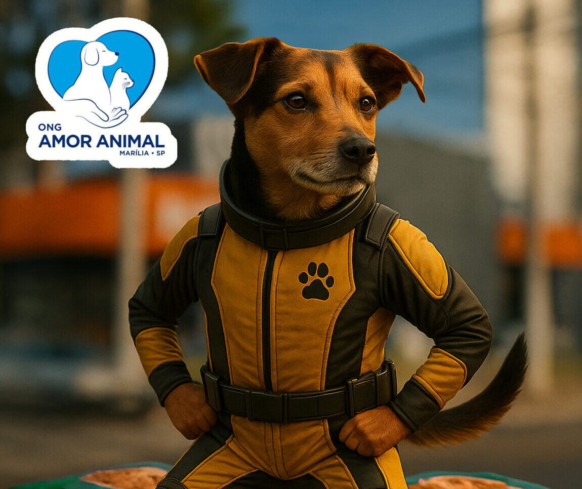 Bild prepara mostra em homenagem ao cachorro herói de Marília e se torna ponto de doação de ração para ONG Amor Animal