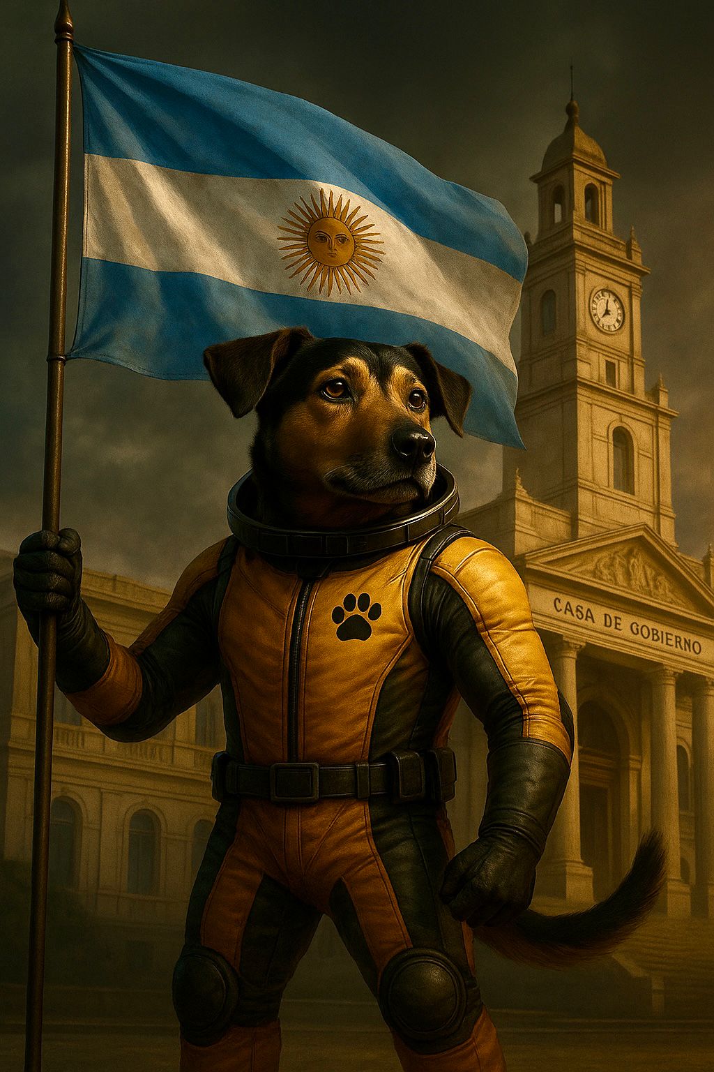 Cachorro super-herói mariliense faz história e finca as patas na Argentina