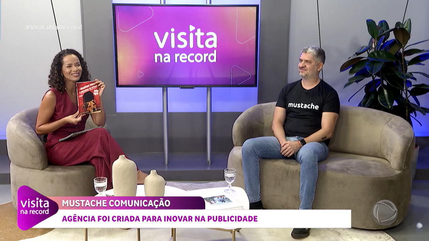 Assista: Visita na Record – Agência Mustache: Tiago Moraes Chagas (1° Bloco – 01/02/2026)