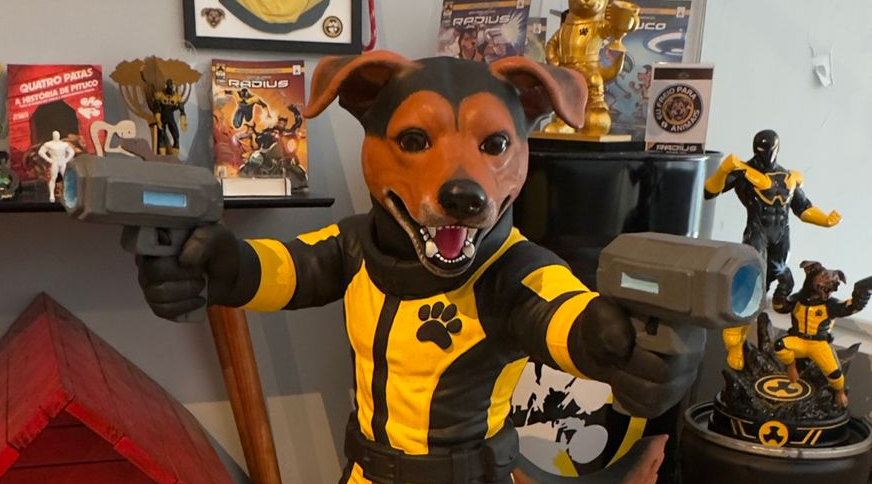 Dart Studios conclui estátua em escala real de Pituco, personagem do universo RADIUS